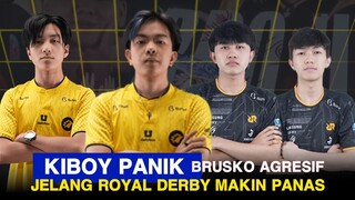 ONIC KIBOY PANIK TERBONGKAR ROAMER IMPOR RRQ BRUSKO LEBIH AGRESIF JELANG ROYAL DERBY MPL ID 13