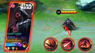 NEW DARTH VADER ARGUS SKIN | MOONTON x STAR WARS | MLBB