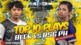 TOP 10 PLAYS BLACKLIST vs RSG PH | MPL-PH Season 8 Week 4