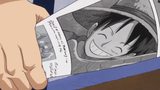 Never let Luffy touch the wanted paper