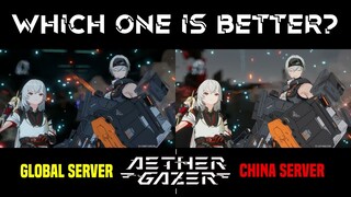 COMPARING GRAPHIC OPTIMIZATION GLOBAL SERVER AND CHINA SERVER