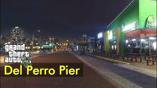 Del Perro Pier at Night | Just Walking | GTA V