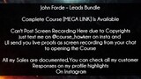 John Forde Course Leads Bundle download