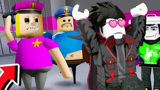 KITA KABUR DARI PENJARA POLISI PINK PALING NGAKAK DI ROBLOX!!!