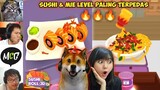 REAKSI GAMER MEMBUAT SUSHI & MIE SUPER PEDES, AUTO KEPEDESAN!!! | Sushi Roll 3D Indonesia