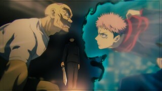 Yuji and megumi vs. Awasaka Raw Clips For Editing | Jujutsu Kaisen S2 EP11