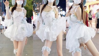 White lace puffy cake skirt, high sweetness of Nobody, it looks so good~