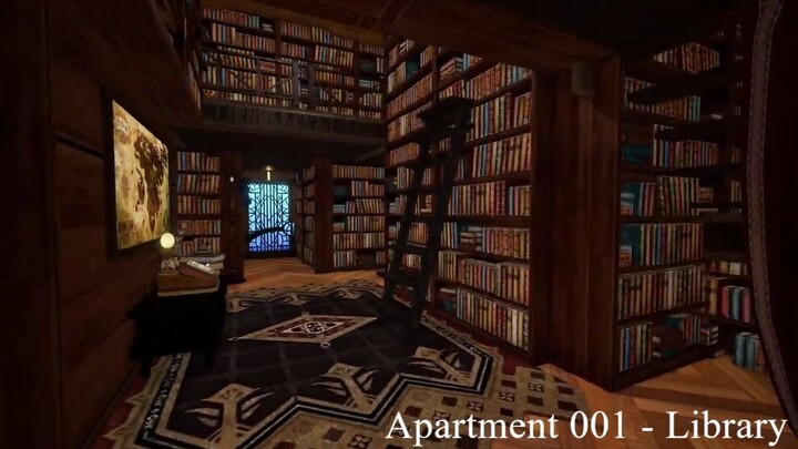 Apartment 001 - Library