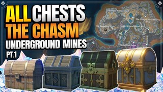 ALL Chest Locations | The Chasm: Underground Mines - Part 1 | Achievement: 248 |【Genshin Impact】