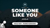 Someone Like You - Adele (Male Key - Piano Karaoke)