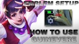 HOW TO PLAY GUINEVERE IF YOU ARE LAGGING | EMBLEM SETUP | MOBILE LEGENDS
