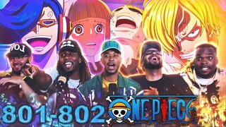 VINSMOKES! One Piece Eps 801/802 REACTION