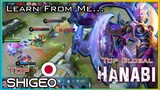 Insane Damager Hanabi!!! | Top No. 1 Global Shigeo Gameplay