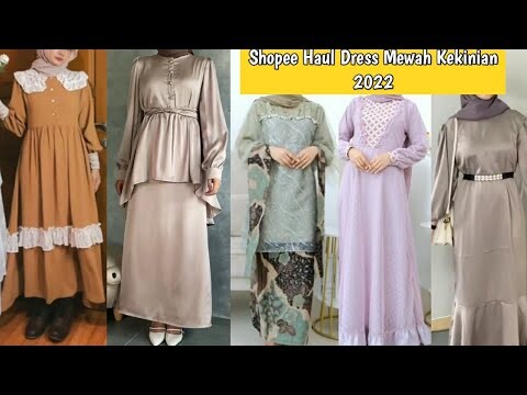 Shopee Haul Dress Lebaran Murah Dan Mewah 2022