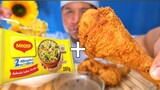 AUTHENTIC INDIAN  NOODLES | CRISPY FRIED CHICKEN | MUKBANG PHILIPPINES @inyaki TV
