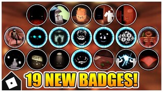 DOORS - How to get 19 NEW BADGES! (Hotel+ Update) [ROBLOX]