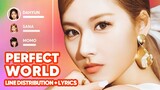 TWICE - Perfect World (Line Distribution + Lyrics Karaoke) PATREON REQUESTED