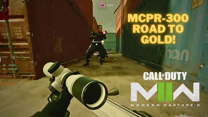 Golden! MCPR-300 Sniper Highlights Part 2 | Call of Duty Modern Warfare II