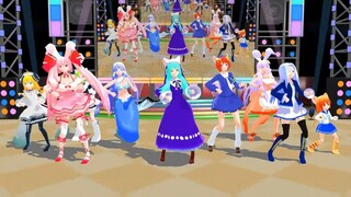 【MMD di gi charat】プリンセススクールでワールドイズマイン