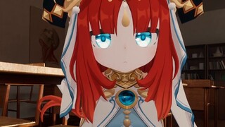 What happens when you say "Hello cute" to a Genshin Impact character?