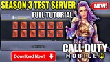 Season 3 Test Server is Here Download Now | Season 3 Cod Mobile 2023 How To Download Test Server