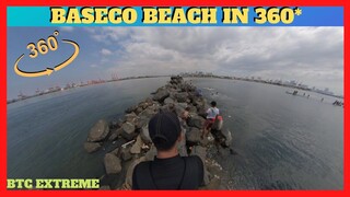 BASECO BEACH Walk Tour | Breakwater to Beach Area | in VR 360