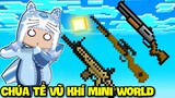 MEOWPEO 1 NGÀY LÀM CHÚA TỂ CỦA NHỮNG KHẨU SÚNG MỘT MÌNH GÁNH TEAM SIÊU MẠNH MINI WORLD MINI GAME