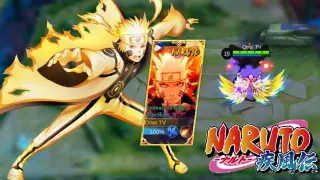 This NARUTO KYUBI MODE in Mobile Legends  is so AWESOME!! 😱😱 [ NARUTO x MLBB Skin Collaboration ]