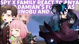 SPY X FAMILY REACT TO ANYA AND DAMIAN'S FUTURE AS SHINOBU AND GIYUU (ITZ PEACHY SUNLIGHT)