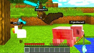 เมื่อ!! พวกเราต้องมาสุ่มเป็นมอนเตอร์ในเกมเพื่อมาต่อสู้กัน... (Minecraft)