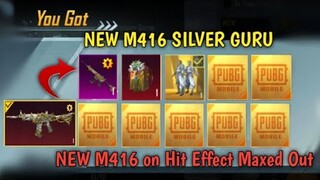 New M416 On Hit effect Opening🔥 Maxing Silver Guru M416 Lv. 8 | PUBG Mobile / PUBG KR / BGMI