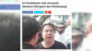 INI PERDEBATAN ADE ARMANDO SEBELUM DIBOGEM DAN DITELANJANGI MAHASISWA