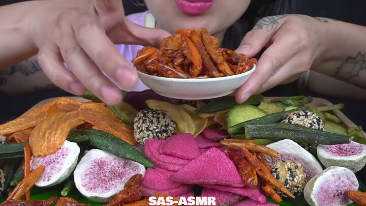 SAS ASMR (Dried vegetables and fruits chips)