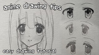 Easy tips on How to draw Anime | easy explanation | no Timelapse