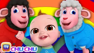 Baa Baa Black Sheep Song - Colors of the Rainbow - ChuChu TV Nursery Rhymes
