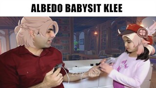 When Albedo babysit Klee