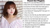[PLAYLIST] Punch Ost Playlist 2023