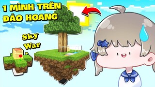 Mặp Doram 1 MÌNH TRÊN ĐẢO BAY NỘI THẤT SIÊU KÌ LẠ | SKY WAR Blockman Go