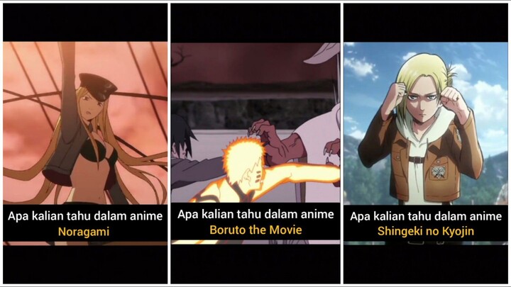 8 Detail Powerful Dalam Berbagai Anime