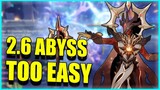 Genshin 2.6 abyss is TOO EASY