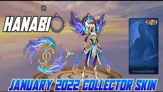 January 2022 Collector Skin Hanabi "Riverland Phoenix" | MLBB