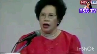 funny speech of late senator Merriam 😂 😆 yan ang tatak sen, Merriam