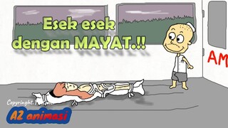 SOPIR MOBIL AMBULAN ESEK ESEKI MAYAT part2| Kartun Animasi Lucu