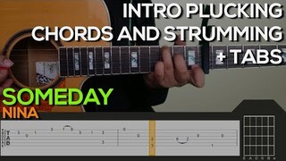 Nina - Someday Guitar Tutorial [INTRO, CHORDS AND STRUMMING + TABS]