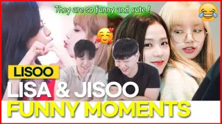 BLACKPINK LISA & JISOO Funny Moments [KOREAN REACTION] ðŸ¤£ðŸ˜‚
