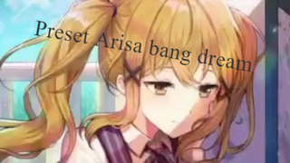 Preset Capcut Arisa