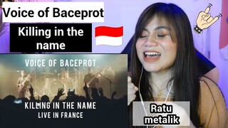 FILIPINA REACT TO  Voice of Baceprot - Killing In The Name Live in Rennes, France European Tour 2021