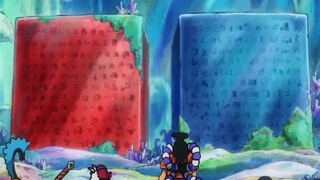 How many pieces of historical text appeared in "One Piece", and how many pieces did not appear?