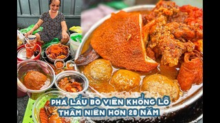 PHÁ LẤU BÒ VIÊN siêu to khổng lồ, gắn liền với bao thế hệ trường Hoàng Văn Thụ | Địa điểm ăn uống