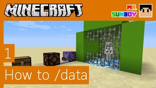 Minecraft Commands [Thai]: วิธีใช้คำสั่ง /data แบบละเอียด Part 1 [1.13]